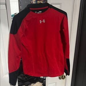 Under Armour Red and Black Performance Shirt